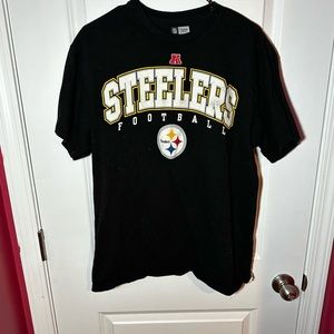 NFL Steelers Short Sleeve Black T Shirt